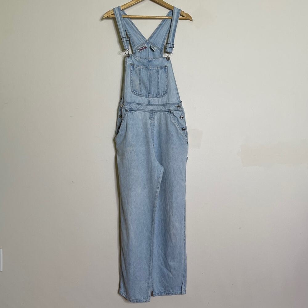 Bill Blass 90s Y2K Denim Bib Overalls Baggy Size S